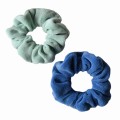 Zestaw gumek materiałowych - frotte mięta, niebieski